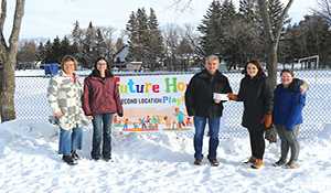 Sharpes Donates $15,000 towards  new daycare in Moosomin